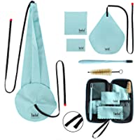 Los mejores  - Imelod Kit de limpieza de saxofón con estuche para flauta de clarinete alto tenor y otros instrumentos de viento y…